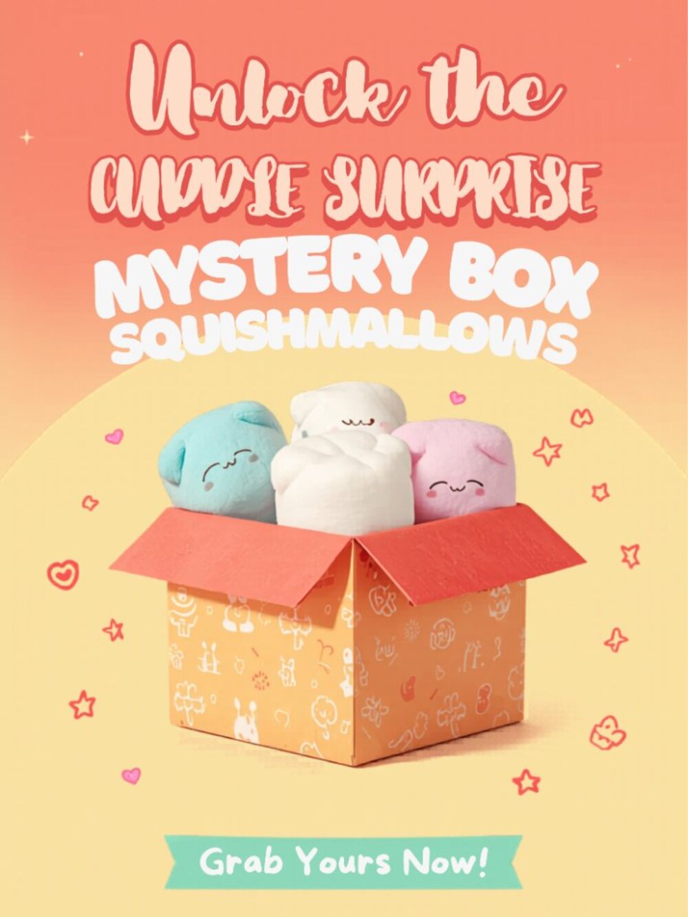 Mystery Box with 4 Squishmallows